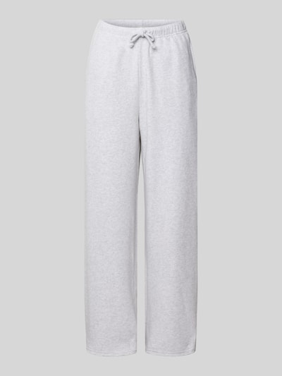 American Vintage Sweatbroek met elastische band Lichtgrijs gemêleerd - 2