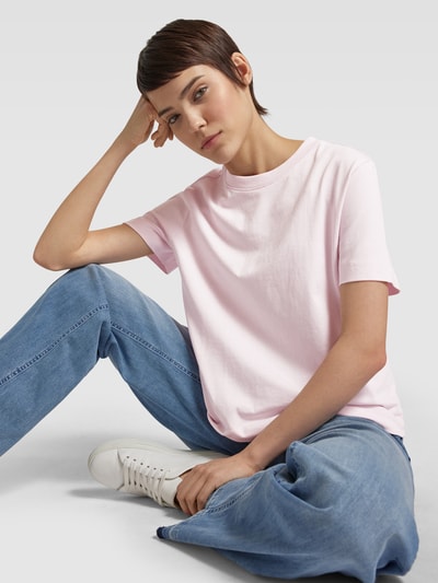 Selected Femme T-Shirt mit Rundhalsausschnitt Rosa 3