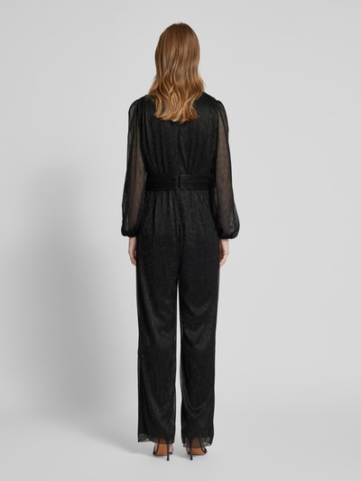 Christian Berg Cocktail Jumpsuit in Wickel-Optik Black 5