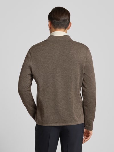 MAERZ Muenchen Regular fit overhemdjack met knoopsluiting Hazelnoot - 5