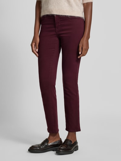 Brax Broek van lyocellmix, model 'MARY THERMO' Bordeaux - 4