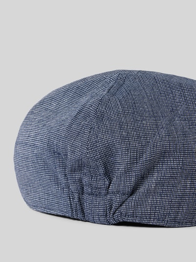 Produktfoto, Schiebermütze Leinen-Mix von Müller Headwear, mieszanka lnu i bawełny, fakturowany wzór, zaokrąglony krój, pas częściowo elastyczny