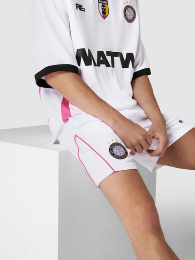 Review X MATW Fußball Shorts RAGAZZI - MATW x REVIEW 10 Weiss 3