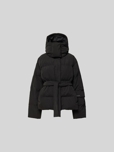Holzweiler Steppjacke mit Taillengürtel BLACK 2