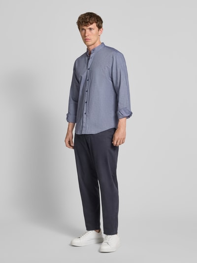 BOSS Orange Regular Fit Freizeithemd aus reiner Baumwolle Modell 'RACE' Marine 1