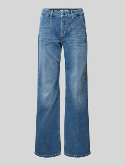 someday. Jeans mit weitem Bein und Eingrifftaschen Modell 'Carie utility' Blau 2