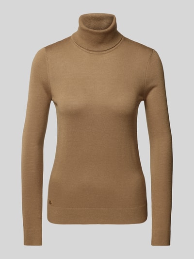 Lauren Ralph Lauren Strickpullover mit Rollkragen Modell 'ZOE' Camel 2