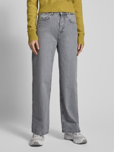 Pepe Jeans Straight Leg Jeans im 5-Pocket-Design Modell 'LEXA' Hellgrau 4