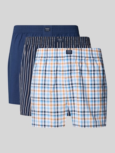 MCNEAL Boxershorts mit Label-Detail im 3er-Pack Marine 1