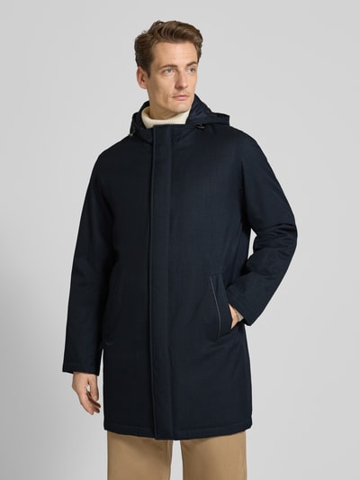 Roy Robson Płaszcz zimowy z plisą Granatowy 4