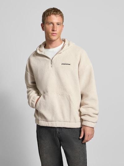PEGADOR Fleecepullover mit Reißverschluss Modell 'Olten' Beige 4