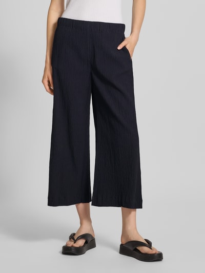 Marc O'Polo Denim Regular Fit Culotte mit Strukturmuster Marine 4