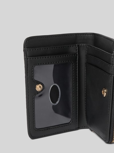 Guess Portfel z detalem z logo Czarny 3