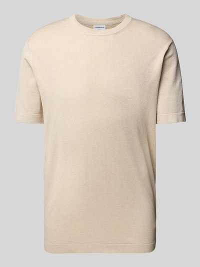 Lindbergh Relaxed Fit T-Shirt mit Rundhalsausschnitt Sand 2