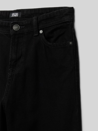 Jack & Jones Straight Leg Jeans im 5-Pocket-Design Modell 'ALEX' Black 2