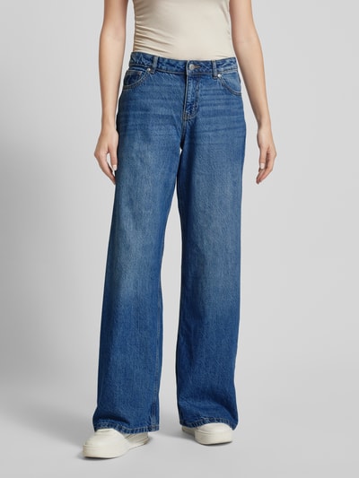 Review Essentials wide leg jeans Blauw - 4