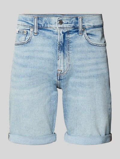 Calvin Klein Jeans Slim Fit Jeansshorts aus Baumwoll-Mix Modell 'ABNER' Hellblau 2