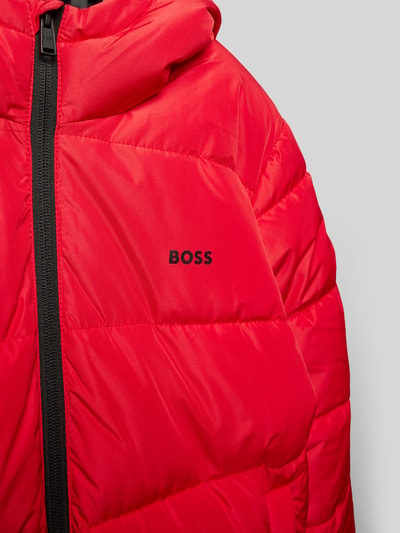 Boss Jack met labelpatch en capuchon Rood - 2