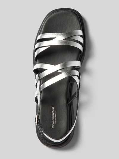 Vagabond Sandalen in metallic look, model 'CONNIE' Zilver - 3