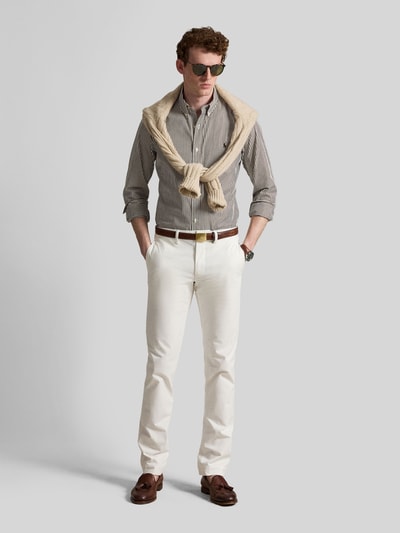 Polo Ralph Lauren Slim Fit Freizeithemd aus Baumwoll-Mix Beige 1