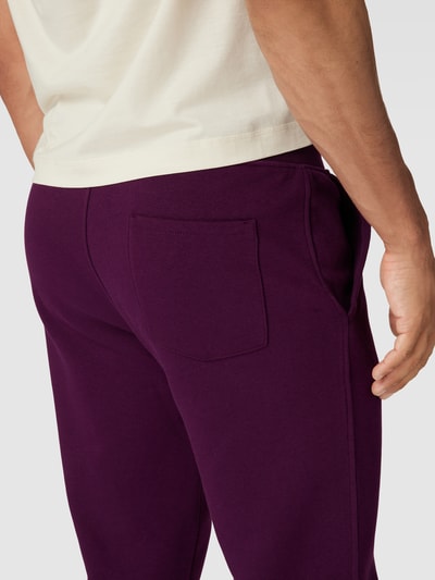 MCNEAL Sweatpants mit elastischem Bund Aubergine 3