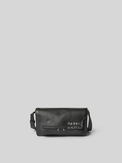Marni Crossbody Bag mit Label-Print Black 2