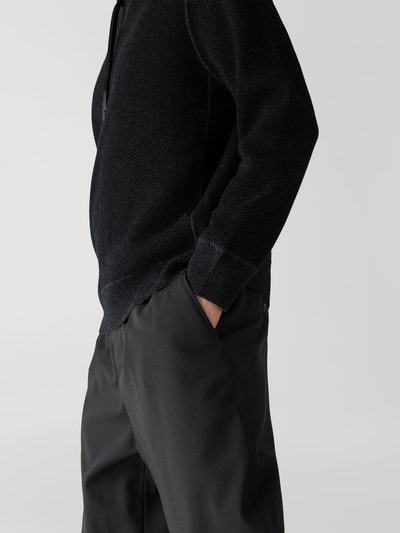 Theory Men Hoodie in Strick-Optik Black 6