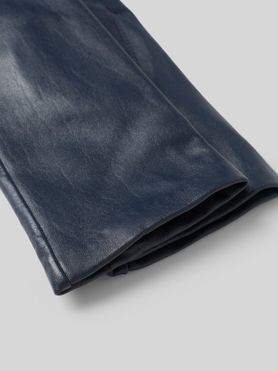 FI.NE Handschuhe in Leder-Optik Marine 2