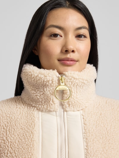 Barbour Oversized Jacke aus Teddy-Fleece  Beige 3