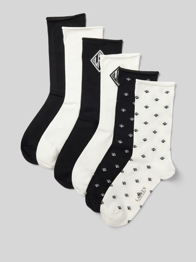 Lauren Ralph Lauren Socken mit Label-Detail im 6er-Pack Black 1