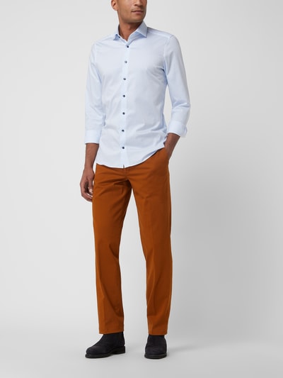 Hiltl Regular Fit Chino mit Stretch-Anteil Modell 'Peaker' Cognac 1