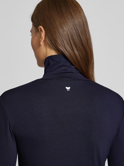 Weekend Max Mara Regular Fit Langarmshirt aus Viskose-Mix Modell 'MULTIF' Marine 3