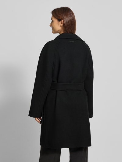 Calvin Klein Womenswear Płaszcz wełniany ze stójką Czarny 5