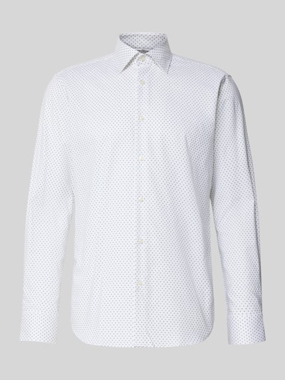 BOSS Koszula biznesowa o kroju regular fit z mieszanki bawełny model ‘JOE’ Biały 2