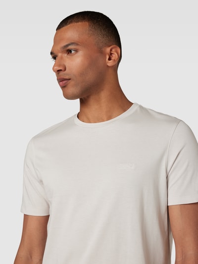 JOOP! Collection T-Shirt aus Baumwolle mit Label-Detail Modell 'Cosimo' Offwhite 3