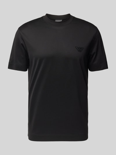 Emporio Armani T-Shirt mit Label-Print Black 2