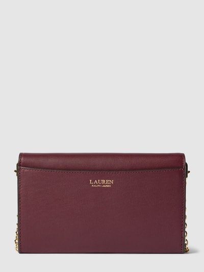 Lauren Ralph Lauren Crossbody Bag mit Label-Applikation Modell 'ADAIR' Bordeaux Rot 5
