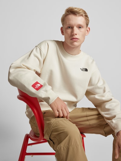 The North Face Sweatshirt mit Label-Print Modell 'AXYS' Offwhite 3