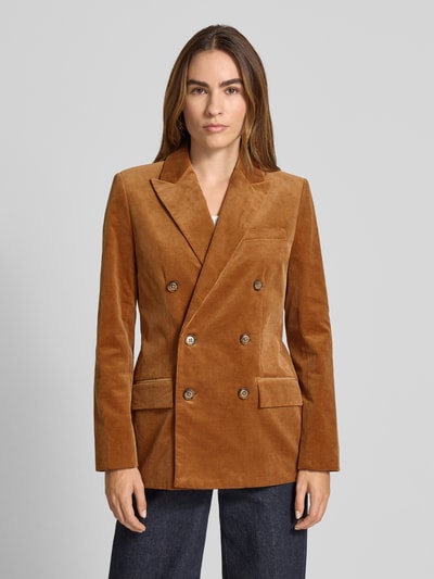 Lauren Ralph Lauren Blazer mit Reverskragen Camel 4