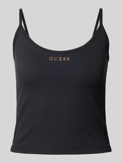 Guess Activewear Top z aplikacją z logo model ‘MARIKA’ Czarny 2