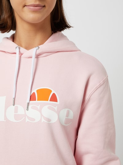 Ellesse Hoodie met met rubber beklede logoprint Roze - 3