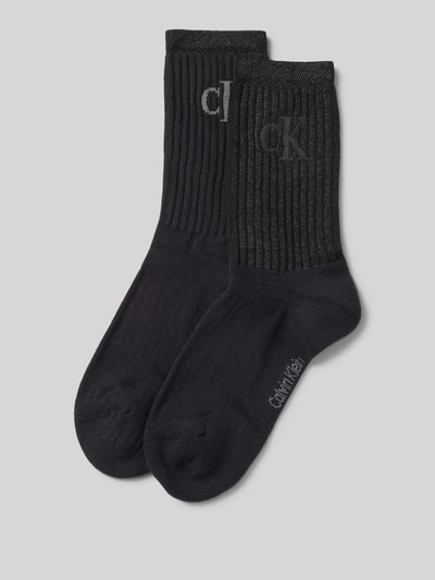 Calvin Klein Jeans Socken mit elastischem Rippenbündchen im 2er-Pack Black 1