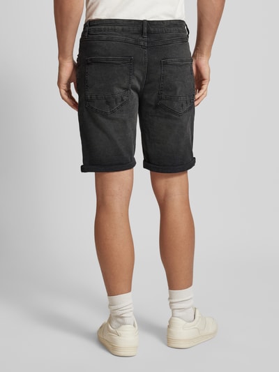 Redefined Rebel Regular Fit Jeansshorts im Destroyed-Look Modell 'PORTO' Black 5