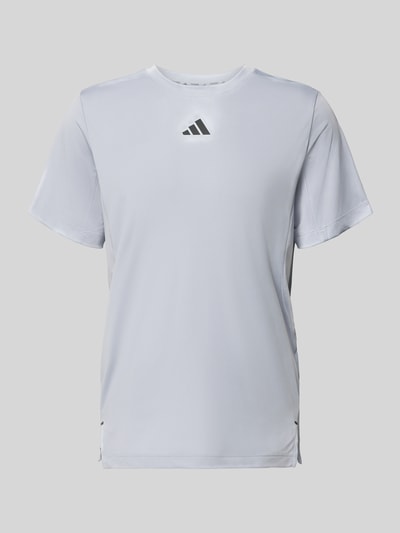adidas Training Regular Fit Sport T-Shirt mit Label Print Mittelgrau 2