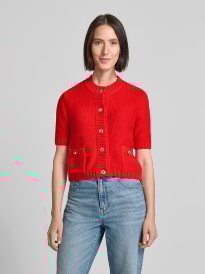 monari Strickjacke mit Knopfleiste Hellrot 4