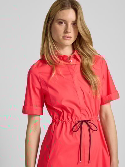 Marc Cain Midi-jurk met strikceintuur Koraal - 3