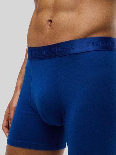 Tommy Hilfiger Spodnie z paskiem z logo w zestaw 3 szt. Ciemnoczerwony 3