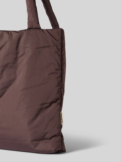 STUDIO NOOS Tote Bag mit Tragehenkel Dunkelbraun 3