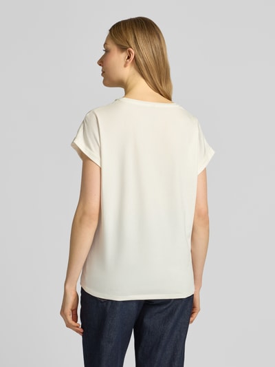 Soyaconcept t-shirt z przyszytą zakładką na rękawach model 'RINA' Piaskowy 5