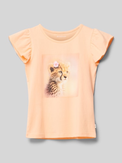 Tom Tailor T-Shirt mit Motiv-Print Apricot 1